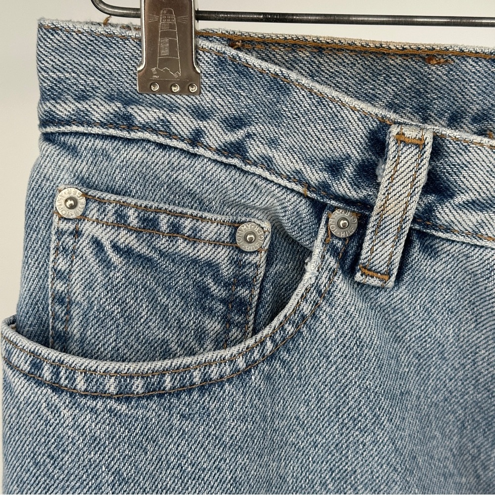 Vintage 90’s Tommy Hilfiger Light Blue Wash Women's Straight Leg Jeans Preppy - Picture 2 of 13